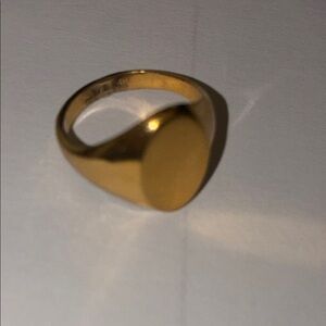 10k “GF” w crown Gold Signet Ring